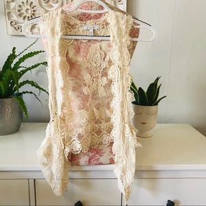 Crochet Lace Vest